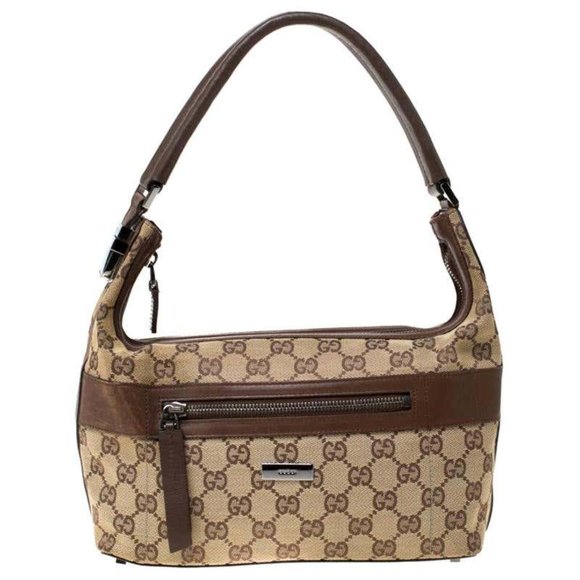 Gucci GG Canvas Shoulder Bag VENDOR FIRST DIBS ONLINE - Picture 1 of 9